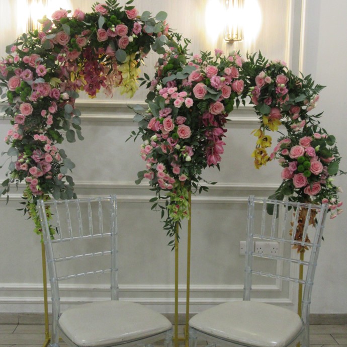 Orchid Wedding Arch